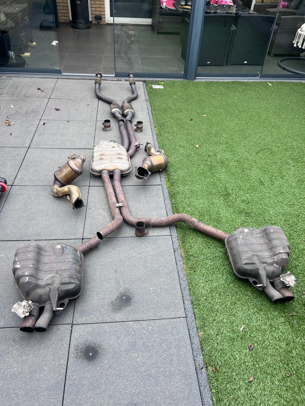Audi Rs6 C7 Uitlaat downpipe katalysator, Auto-onderdelen, Uitlaatsystemen, Ophalen, Audi