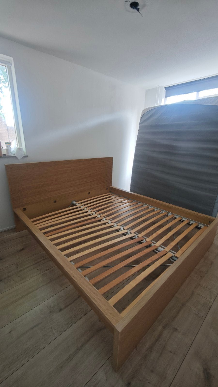 Ikea Malm bedframe 180x200 - Zo goed als nieuw, Bruin, Tweepersoons, Ophalen of Verzenden, Zo goed als nieuw