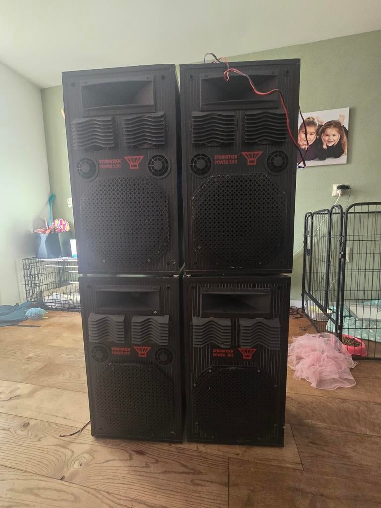 Studiotech Power 300 speakers en mengpaneel, Audio, Tv en Foto, Luidsprekers, Ophalen