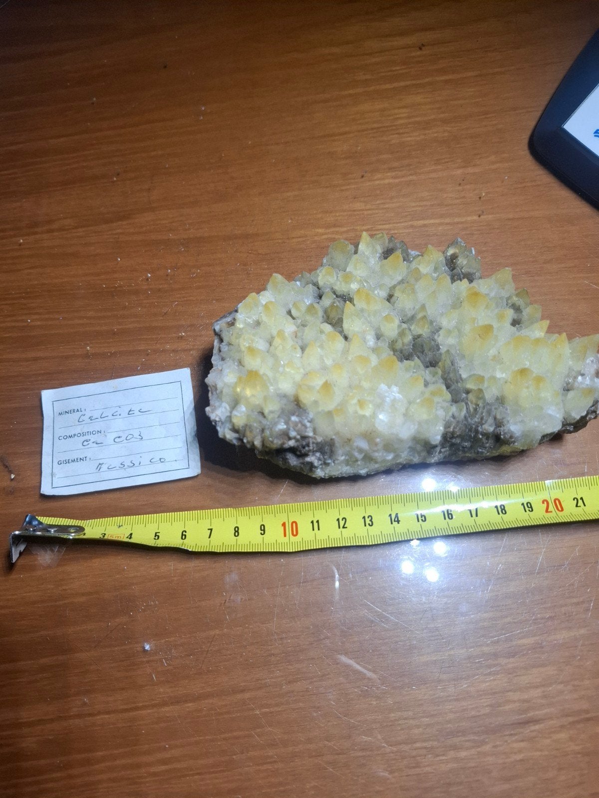 Prachtige Calciet Mineraal Cluster - CaCo3, Ophalen of Verzenden, Mineraal