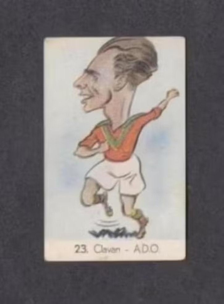 Voetbalplaatje Clavan ADO Den Haag 1949., Ophalen of Verzenden, Zo goed als nieuw