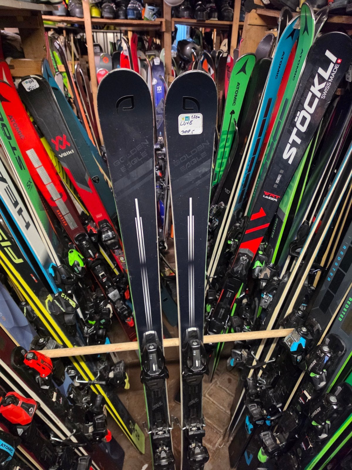 170cm GOLDEN EAGLE LUXE FISCHER GEVORDERD SKI, 160 tot 180 cm, Fischer, Golden eagle, Ophalen of Verzenden