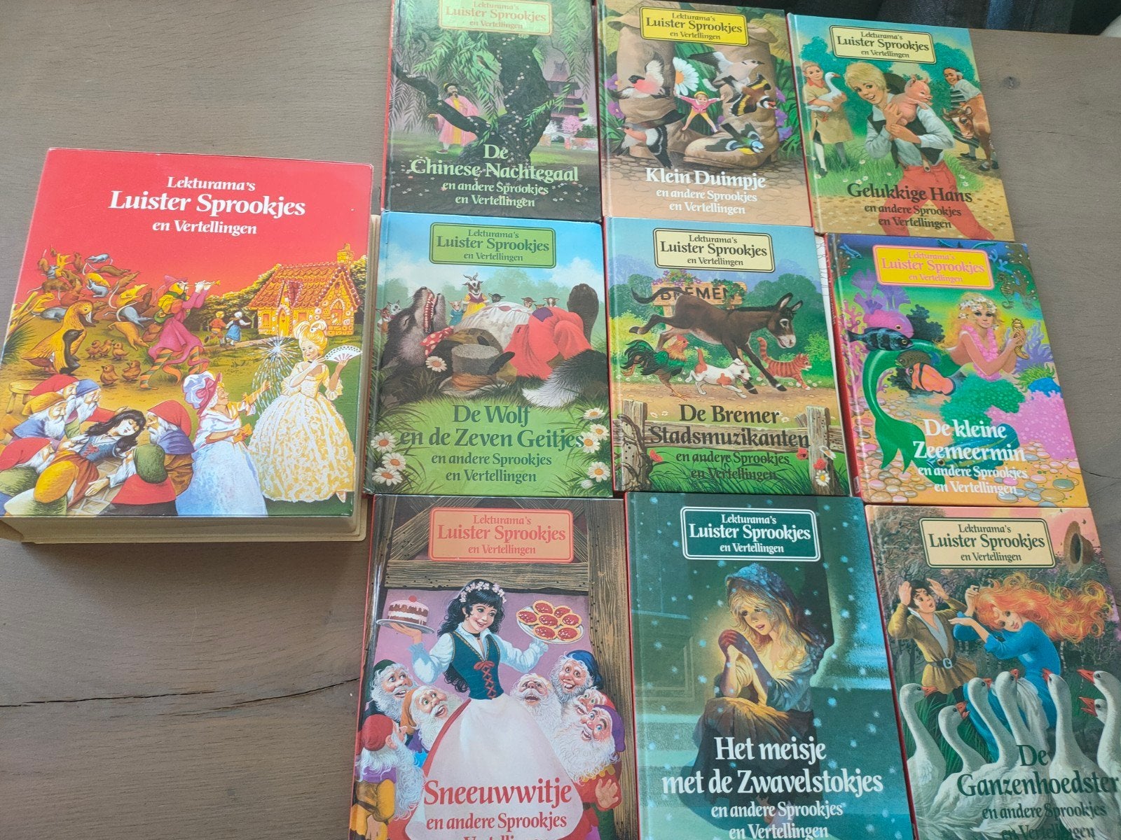Lekturama's Luister Sprookjes Boeken en Cassettes, Ophalen of Verzenden, Gelezen