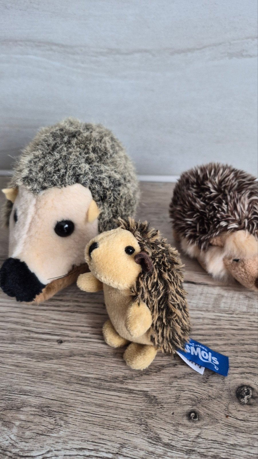 Leuke egel knuffels - set van 3, Kinderen en Baby's, Ophalen of Verzenden