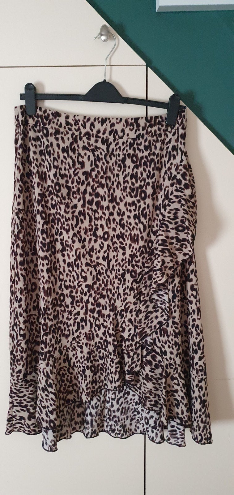 NIEUWE ROK...met print en roessel...2XL....leuk met slippers, Zwart, Maat 46/48 (XL) of groter, Nieuw, Ophalen of Verzenden