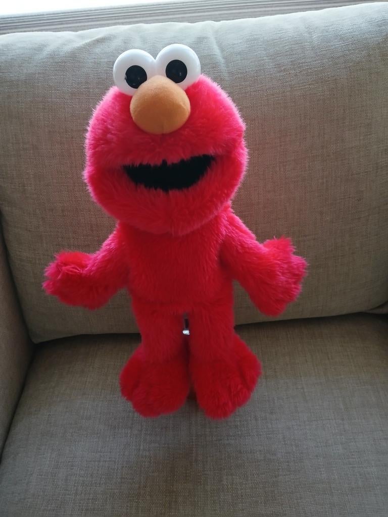 Sesamstraat Handpop Elmo.Merk :Sesamstraat., Kinderen en Baby's, Speelgoed | Knuffels en Pluche, Ophalen of Verzenden, Zo goed als nieuw