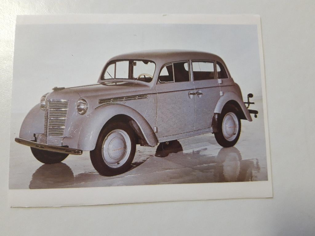 Opel Kadett Limousine 1938 - ansichtkaart, Ophalen of Verzenden, 1920 tot 1940, Ongelopen, Voertuig