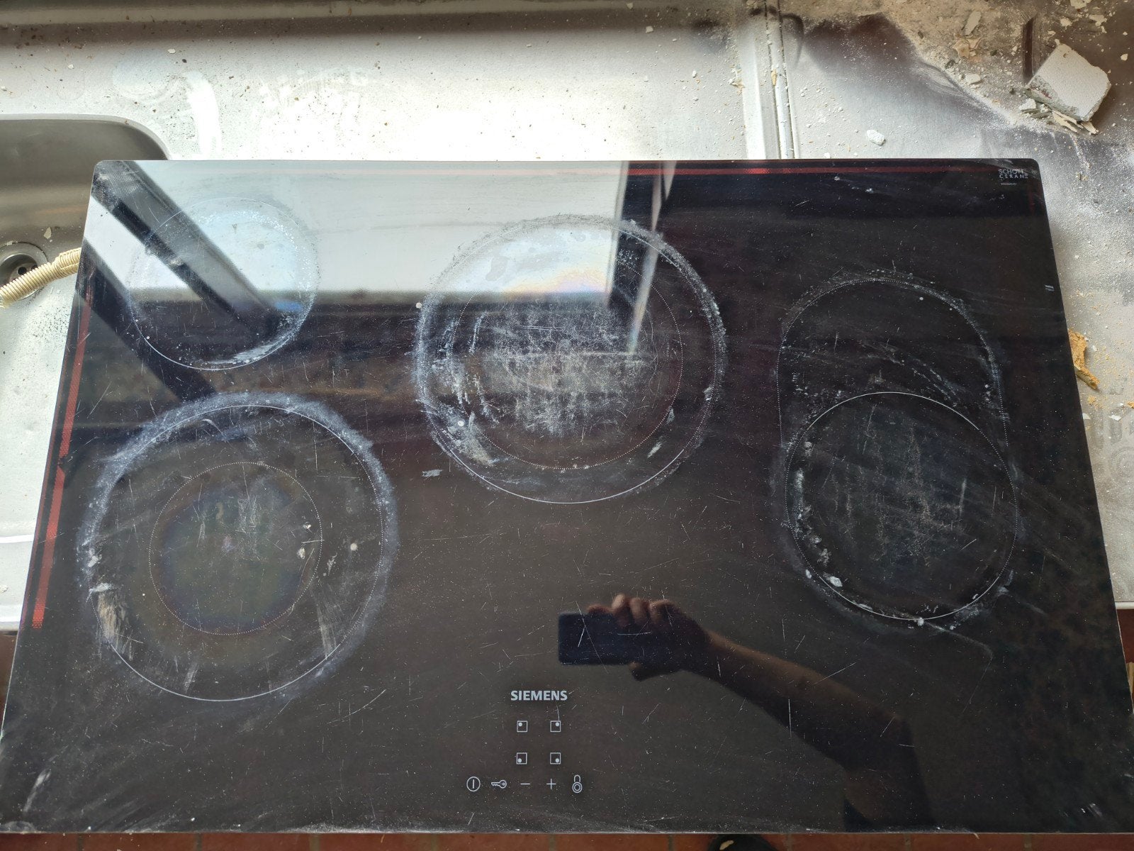 Siemens ET81RBHA1D/02 Keramische Kookplaat - Gebruikt, Ophalen, Gebruikt, Keramisch, 4 kookzones