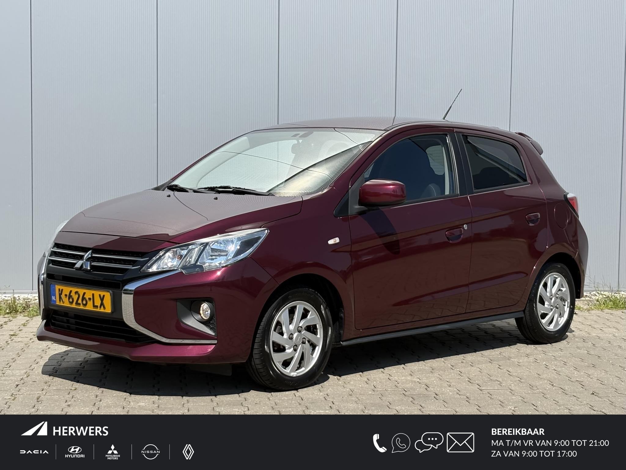 Mitsubishi Space Star 1.2 Active / Cruise Controle / Automaa, Auto's, Mitsubishi, Stof, Gebruikt, Origineel Nederlands, Bedrijf