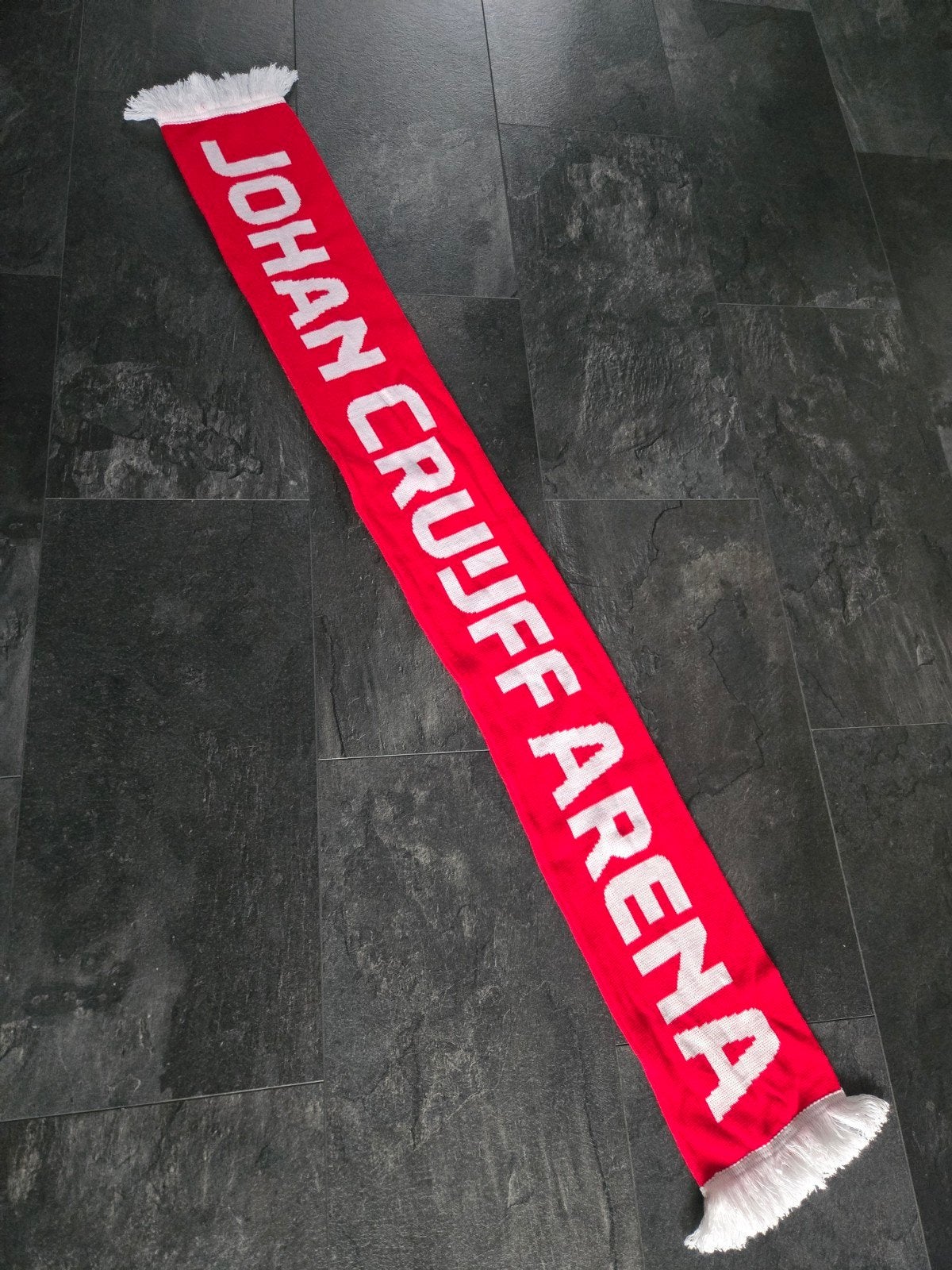Ajax sjaal dubbelzijdig, Ophalen of Verzenden, Zo goed als nieuw, Overige maten, Sjaal