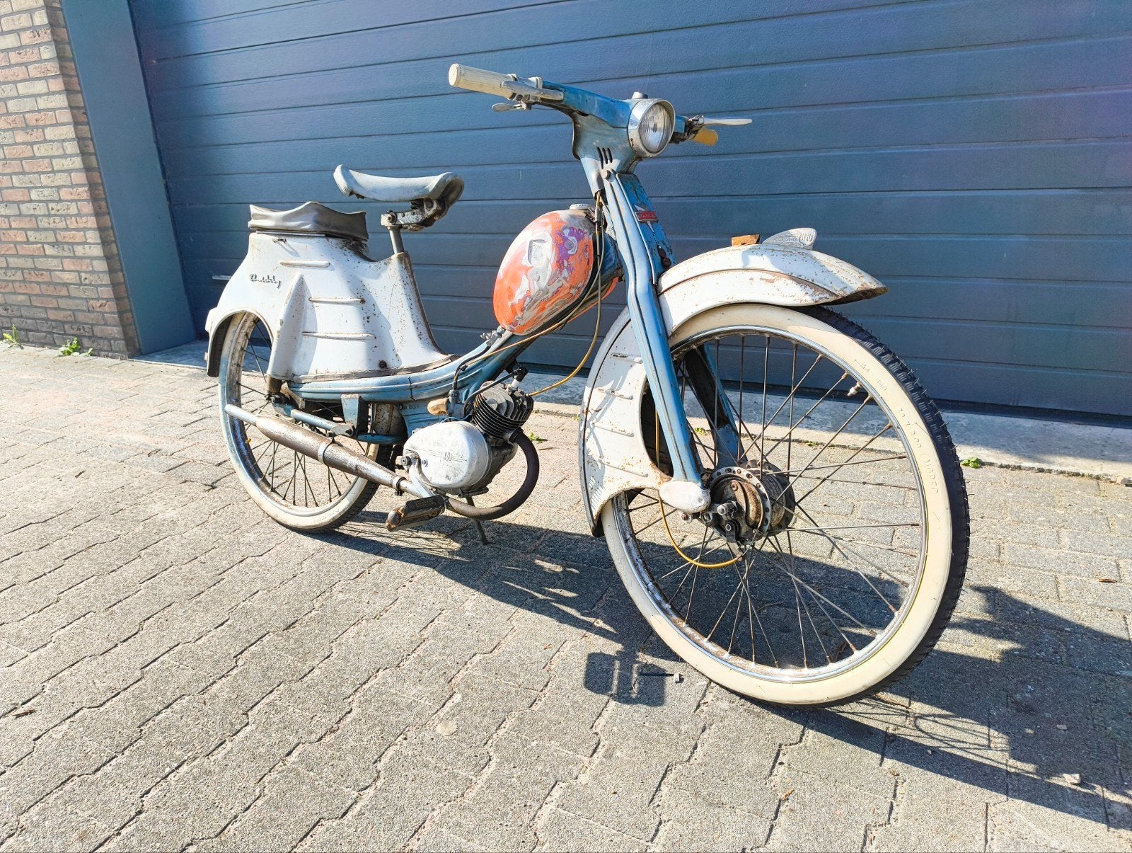 NSU Quickly L 1957 met geel kenteken, Fietsen en Brommers, Ophalen, 2 versnellingen, Overige merken