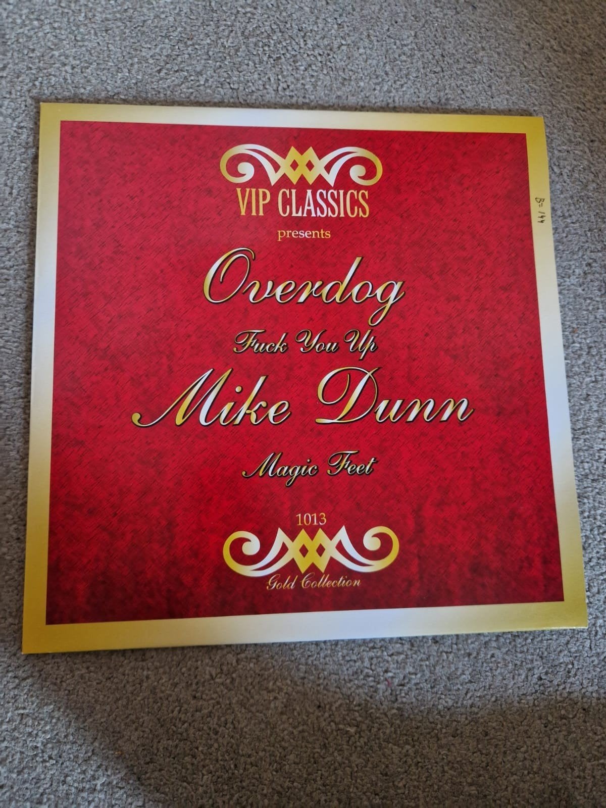 Overdog / Mike Dunn - F*ck You Up / Magic Feet VIP Classics, Ophalen, Zo goed als nieuw, 12 inch, LP