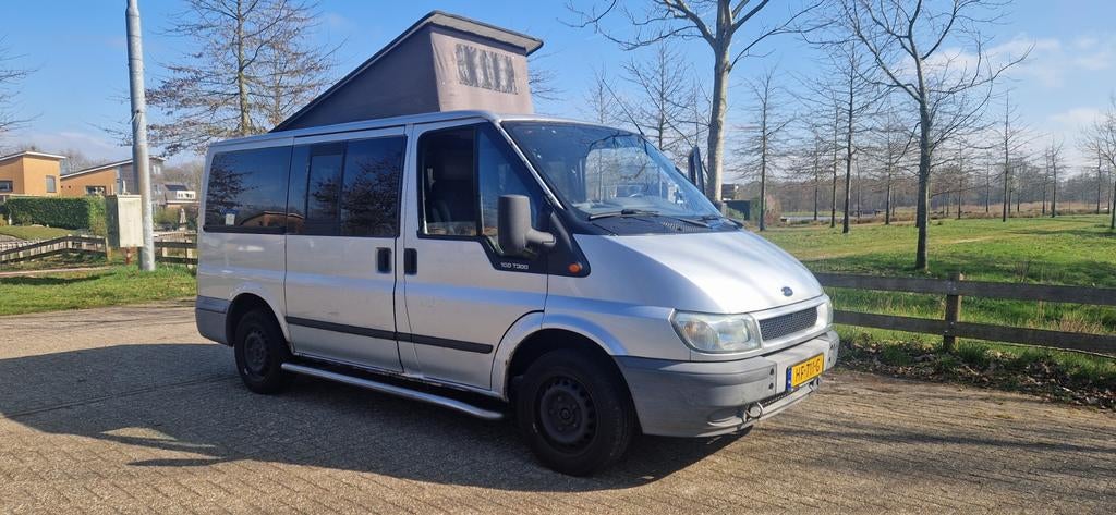 Ford Transit 2.0 TDI 100pk Nugget Westfalia Camper 2003, Caravans en Kamperen, Dqwcnqiw, Airbags, Ford, Bedrijf