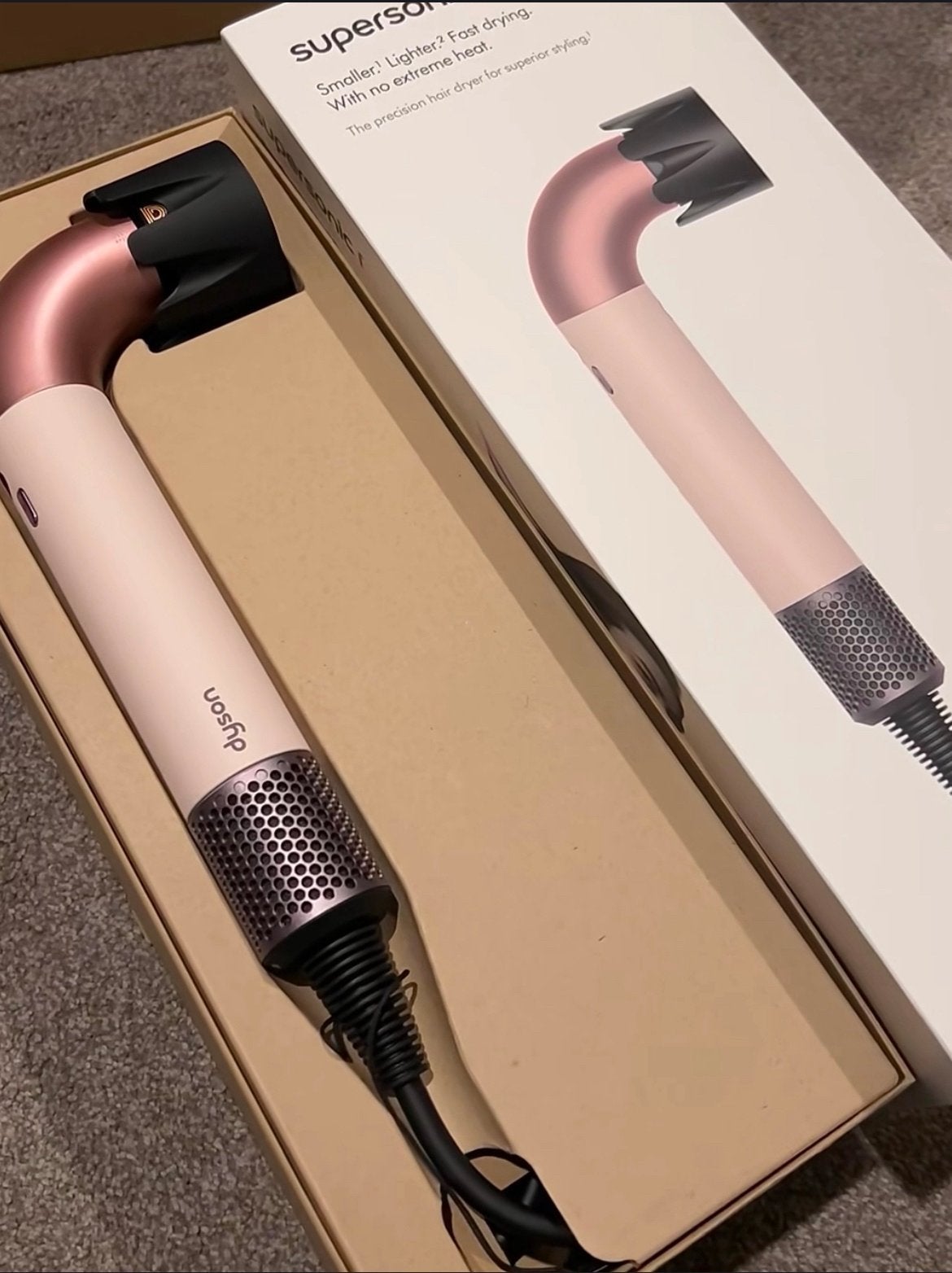 Dyson Supersonic HD17 Hair Dryer Complete Set, Verzenden, Zo goed als nieuw, Föhn of Haardroger