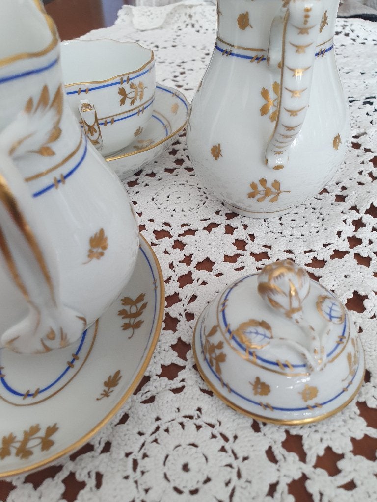 Herend Hungary Batthyany Blue ( 5 ) set, onbeschadigd, Ophalen