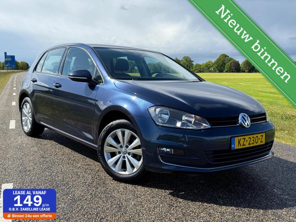 Volkswagen Golf 1.2 TSI Highline 110pk | Orig NL | 1e eig, Auto's, Voorwielaandrijving, Gebruikt, 4 cilinders, Blauw