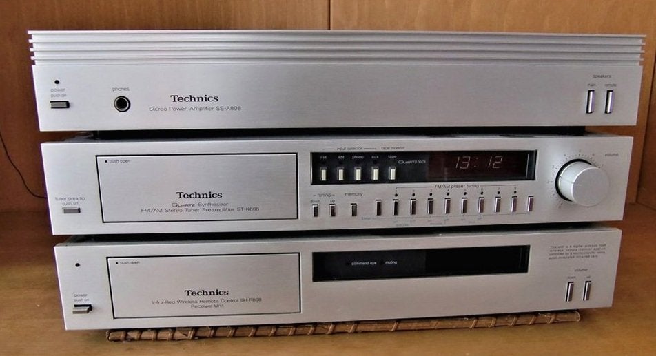 Technics set SE-A808, SH-R808, SE-A8, ST-K808