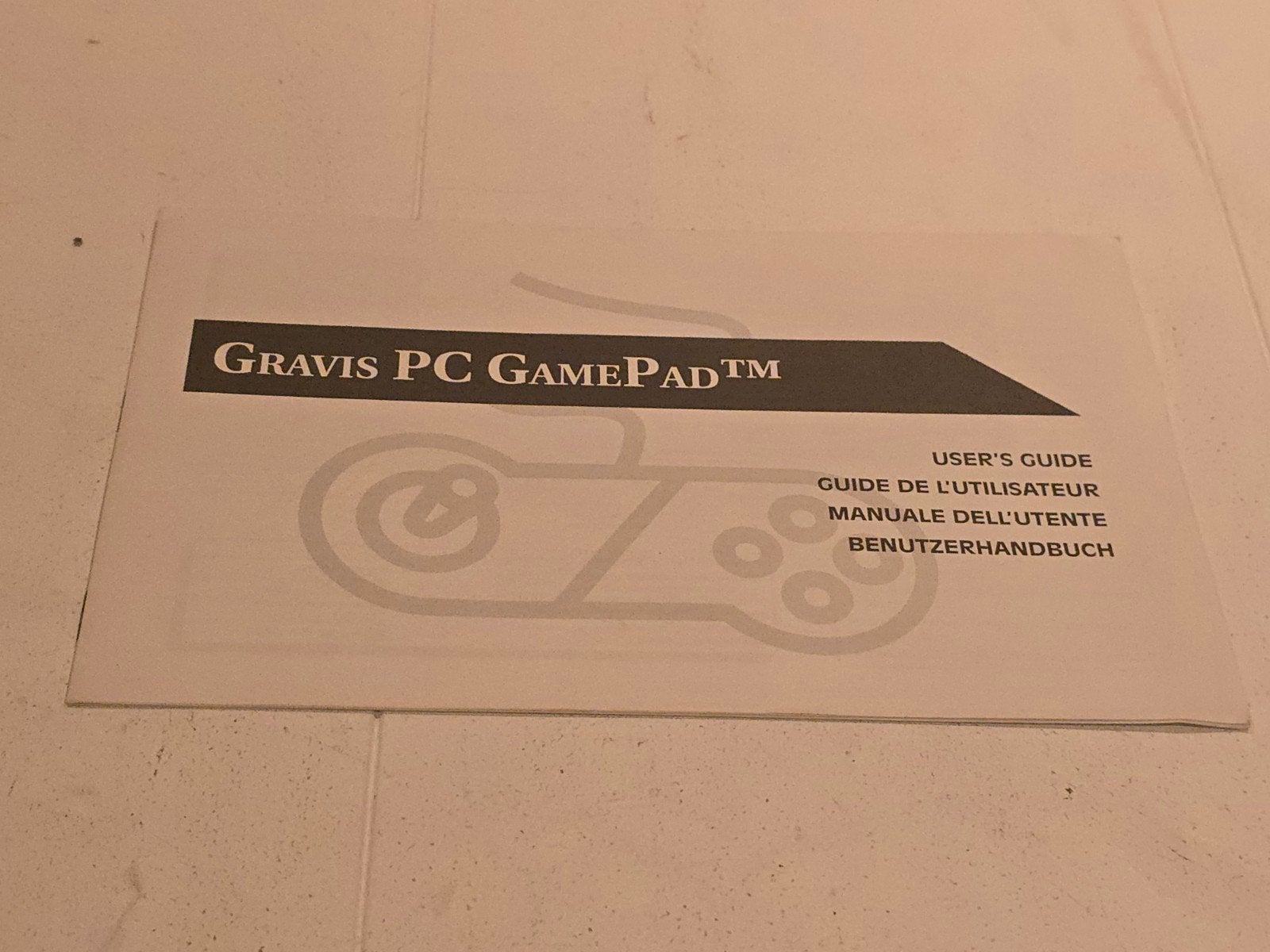 Handleiding Gravis PC GamePad, 1 speler, Ophalen of Verzenden, Zo goed als nieuw, Vanaf 3 jaar