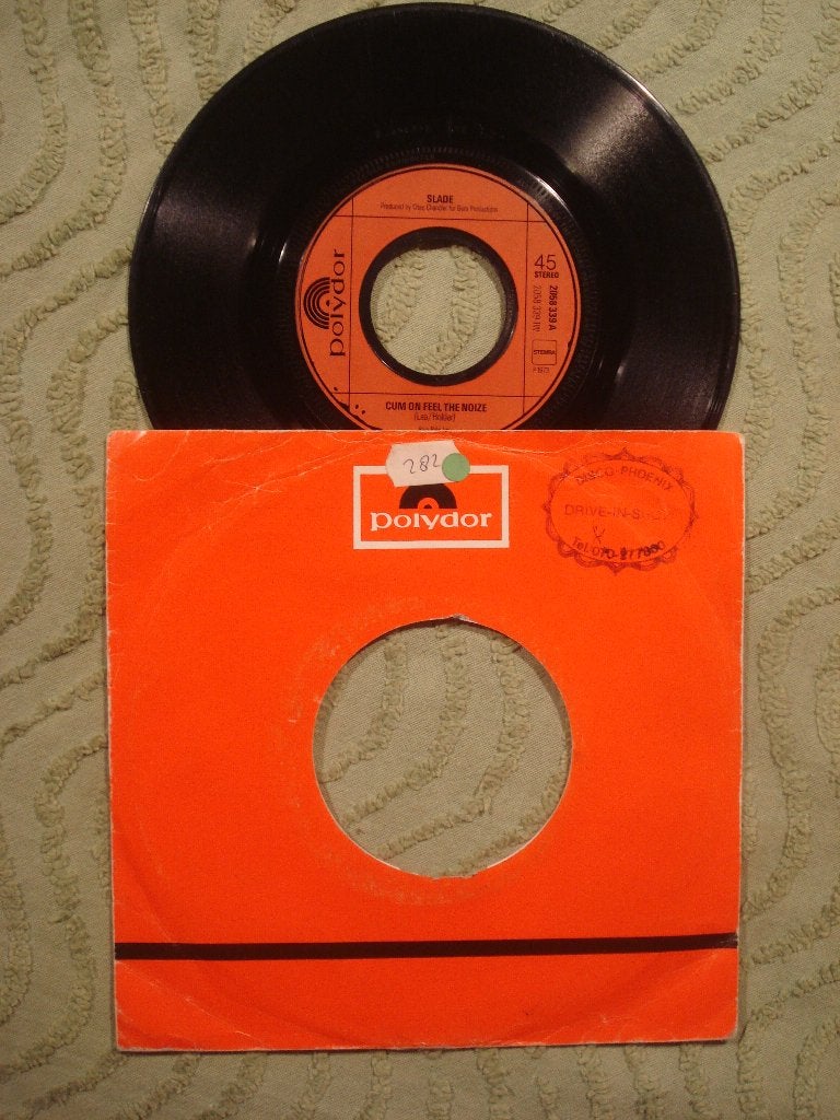 Slade 7" Vinyl Single: ‘Cum on feel the noize’ (Nederland), Ophalen of Verzenden, Gebruikt, 7 inch, Rock en Metal