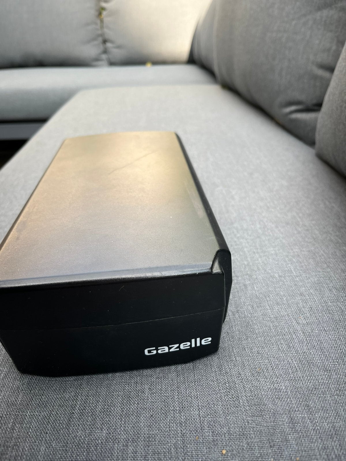 Gazelle Panasonic accu zilver goed werkend, Ophalen, Zo goed als nieuw