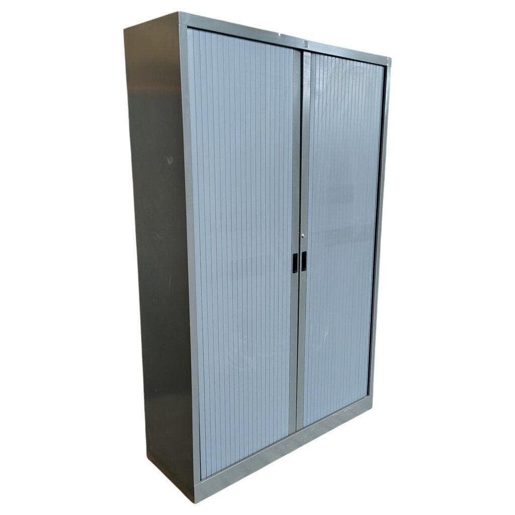 Schaffenburg Roldeurkast Donkergrijs 198 x 120 x 45 3LB, Gebruikt, 100 tot 150 cm, Ophalen of Verzenden, Met slot