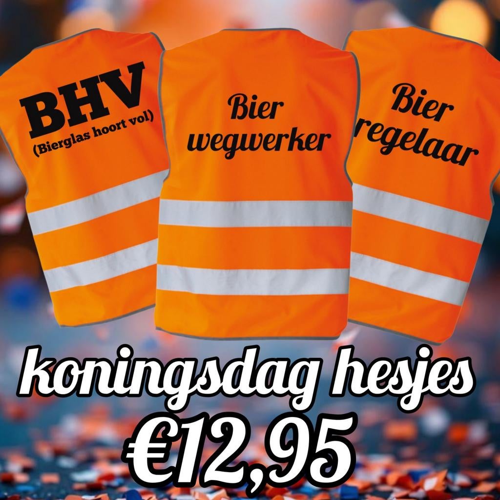 Koningsdag hesjes, Verzenden