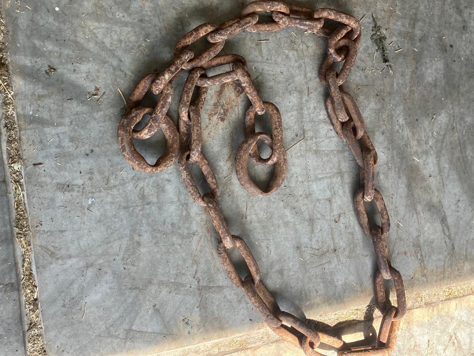 Zware sleep ketting 3m lang, Ophalen