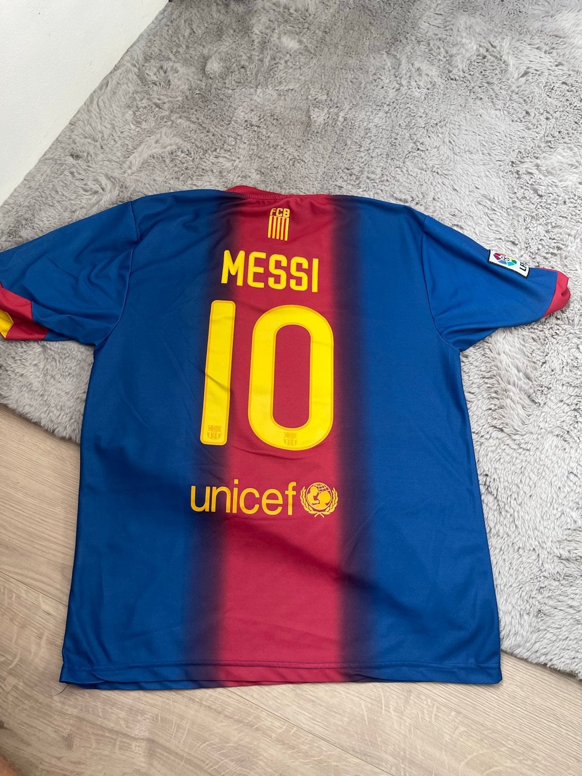 FC Barcelona Messi Thuisshirt 2011/2012, Ophalen of Verzenden, Zo goed als nieuw, Overige maten, Blauw