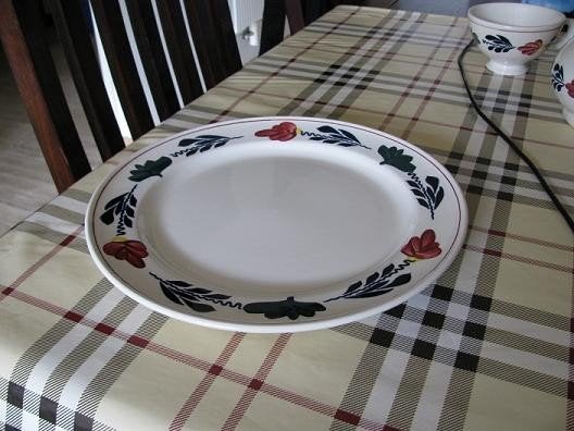 Boerenbont diner / plat bord 27,5-28 cm Boerenbond, Gebruikt, Landelijk/Boerenbont, Ophalen of Verzenden, Bord(en)