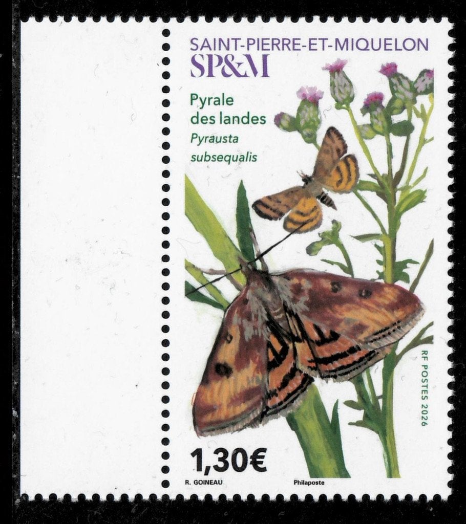 Jaar 2026 St-Pierre Miquelon. Pyrale des landes., Ophalen of Verzenden, Postfris, Noord-Amerika