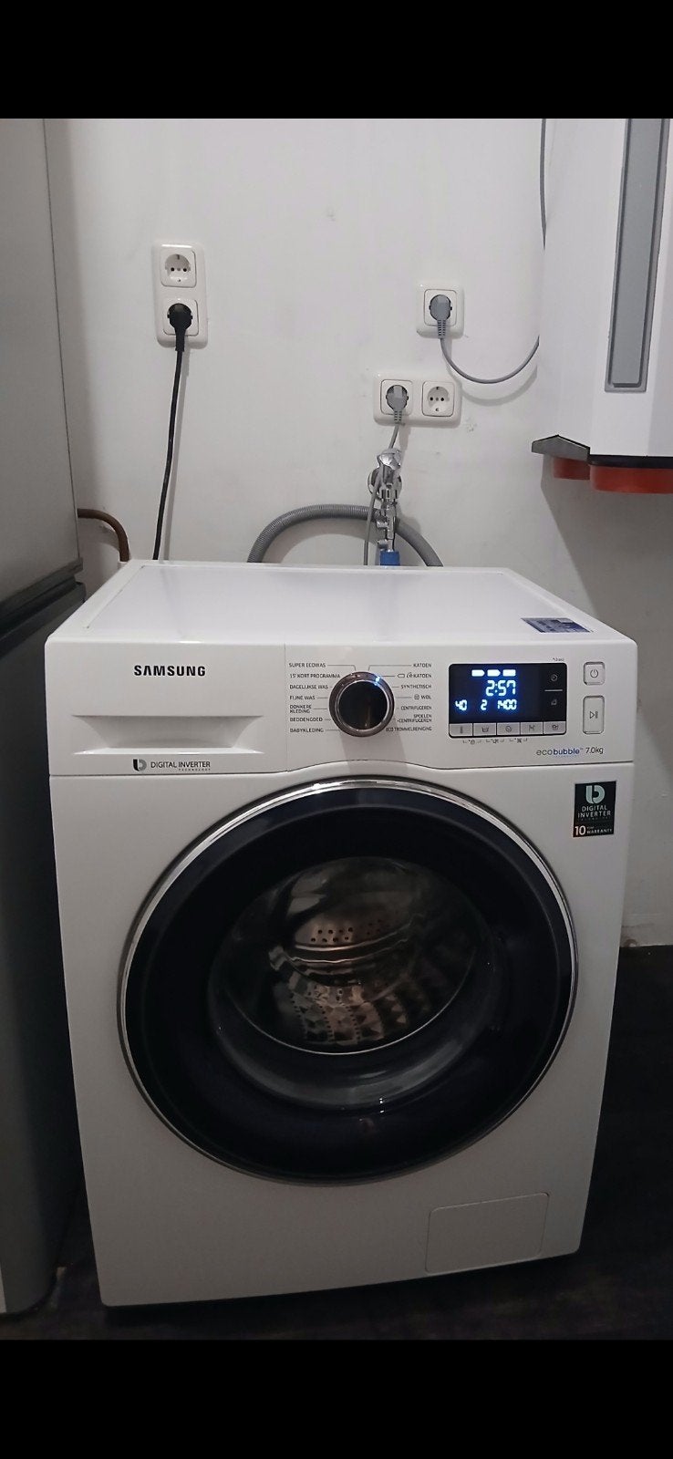 Samsung EcoBubble 7kg Wasmachine - Efficiënt en Stil, Witgoed en Apparatuur, Wasmachines, Ophalen