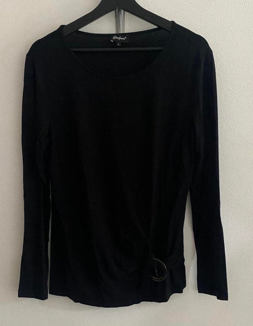 GAFAIR nette mooie top..mt:l, B, Verzenden, Zwart, Maat 42/44 (L)