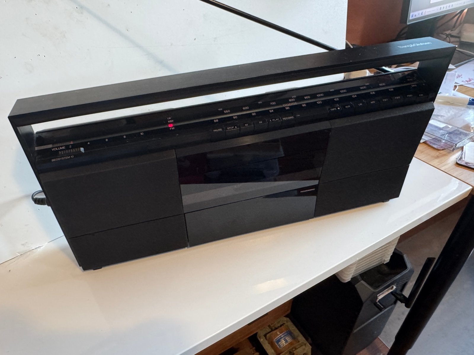 Bang & Olufsen Beosystem 10 Radio Cassette Recorder, Ophalen of Verzenden, Gebruikt, Radio