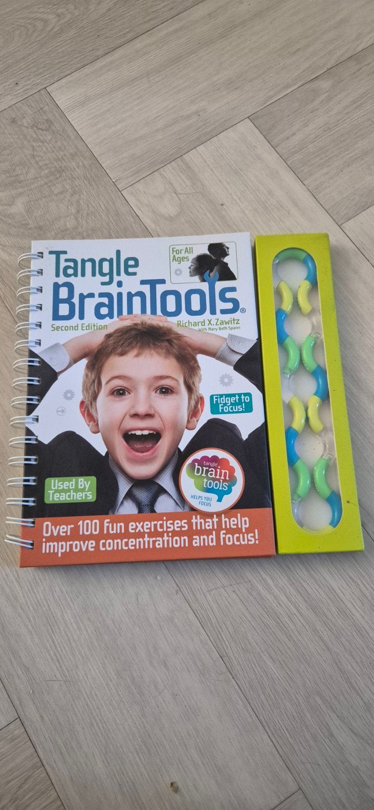 Tangle BrainTools: Boek met oefeningen en fidget tool, Ophalen of Verzenden, Zo goed als nieuw, Richard X. Zawitz