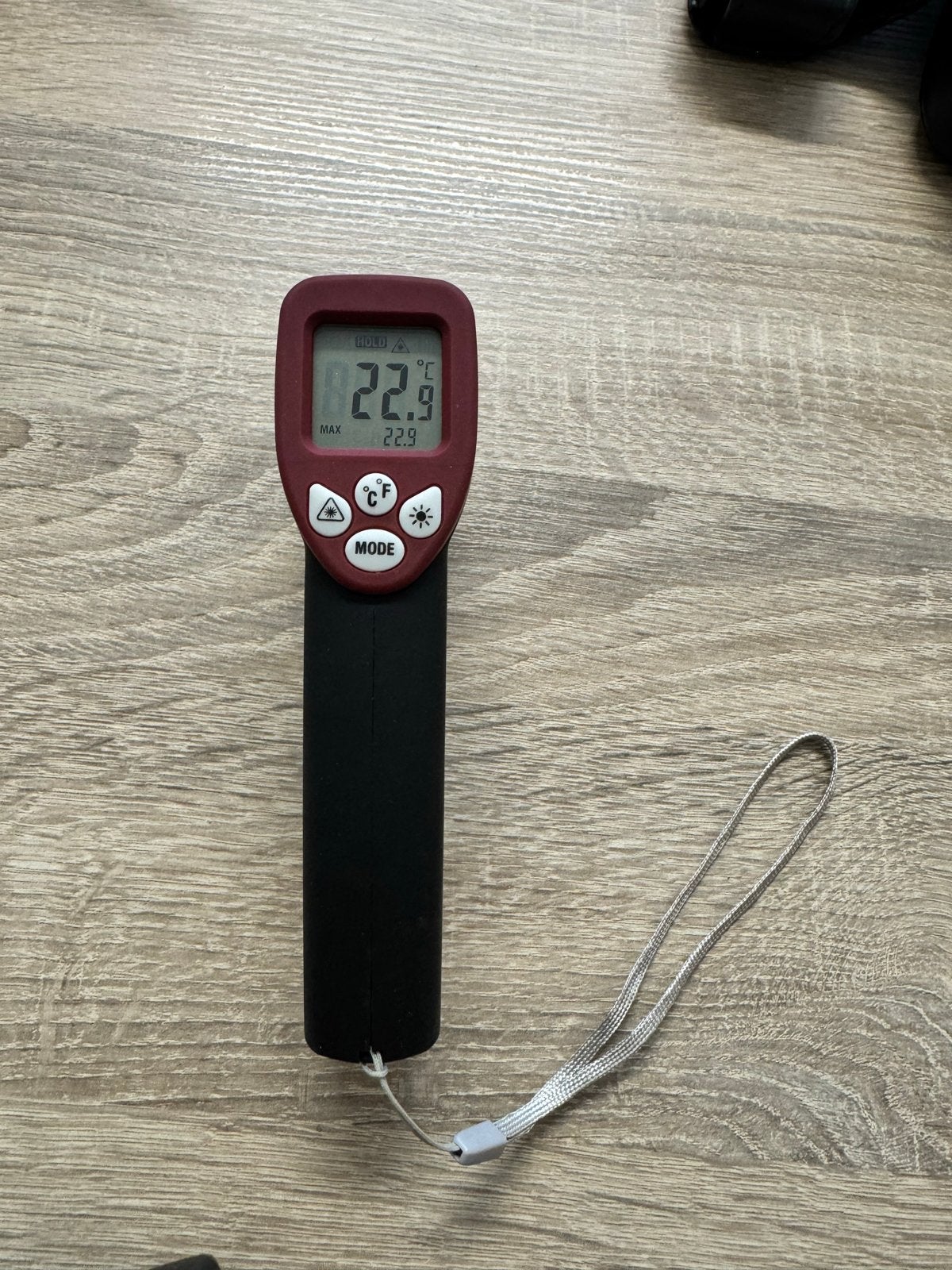 Testboy TV 323 Infrarood Thermometer - Nauwkeurige Meting, Ophalen, Zo goed als nieuw, Temperatuur