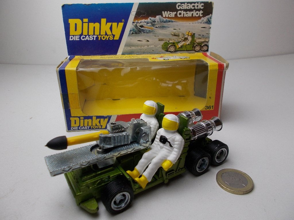 1978 Dinky Toys 361 CALACTIC WAR CHARIOTS in Originele doos!, Ophalen of Verzenden, Zo goed als nieuw, Auto, Dinky Toys