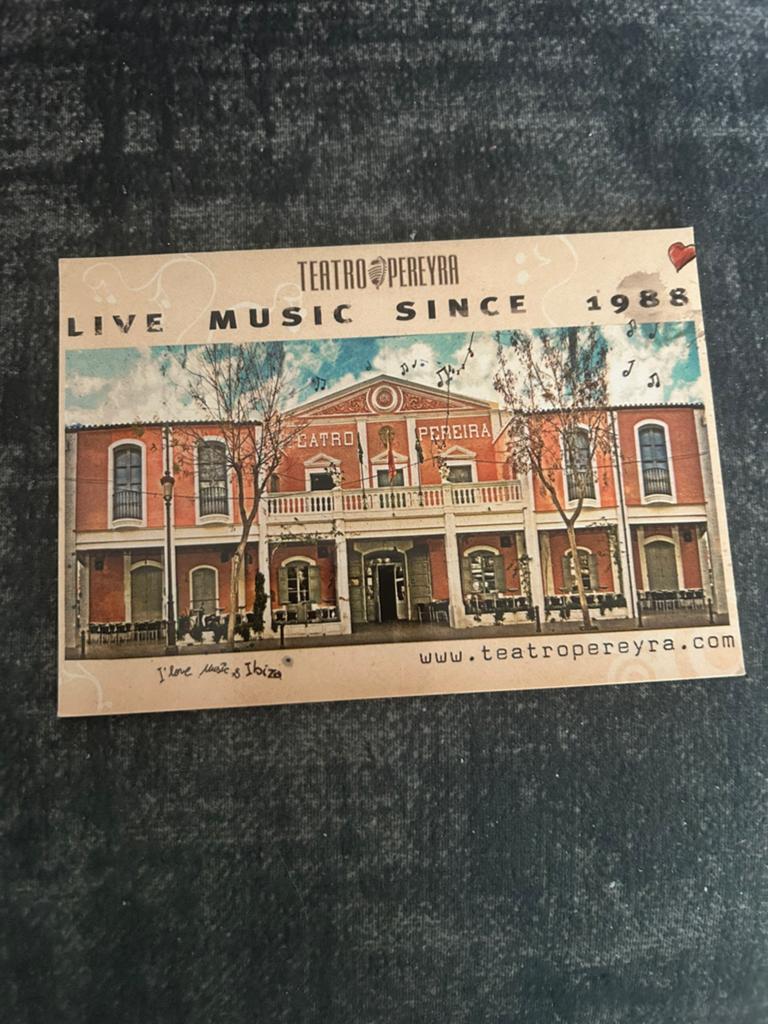IBIZA SPANJE Teatro Pereyra, Verzamelen, Ansichtkaarten | Buitenland, Ophalen of Verzenden, 1980 tot heden, Ongelopen, Spanje