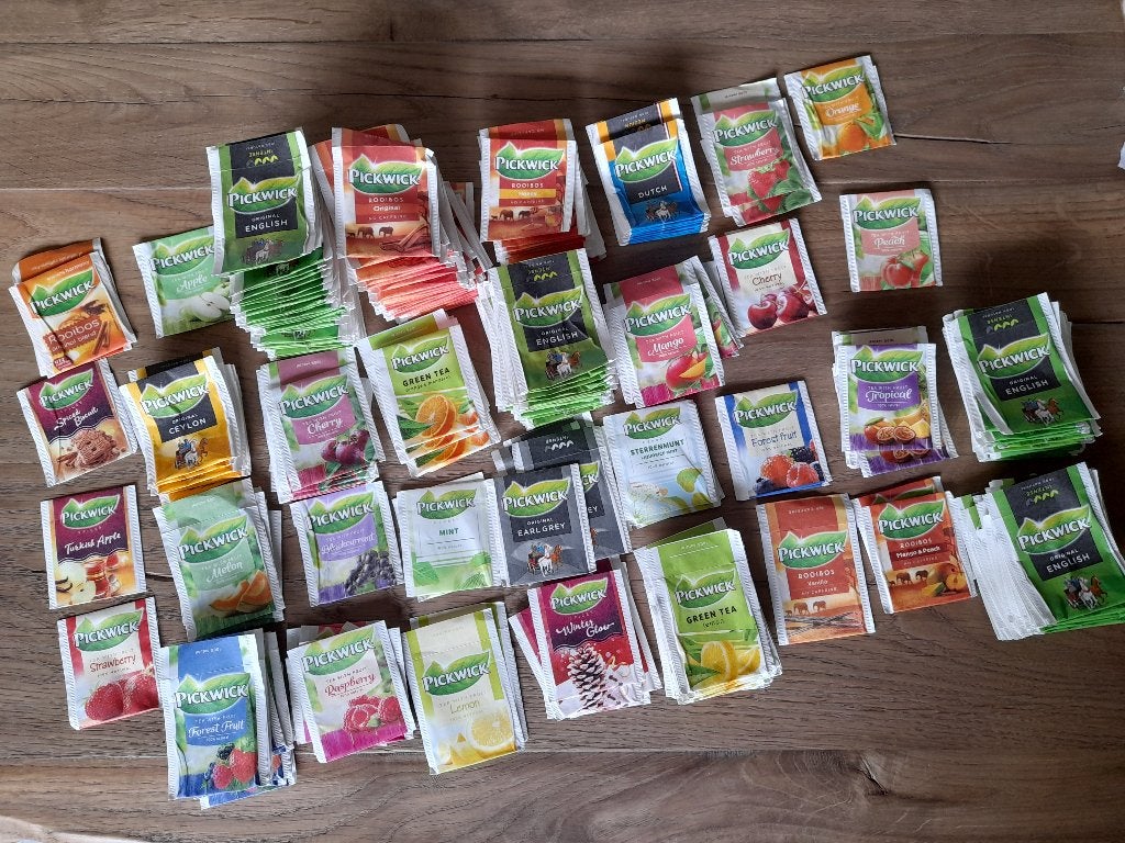 NIEUW 400 PICKWICK LEGE THEEZAKJES DIVERSE SOORTEN, Ophalen of Verzenden, Nieuw