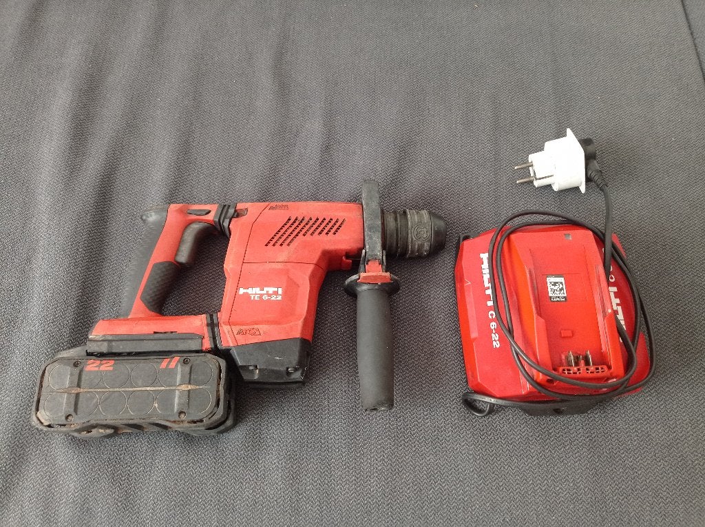 Hilti te 622 met barteru 22v 7.8ahq+ charger c 6-22, Doe-het-zelf en Verbouw, Gereedschap | Boormachines, Ophalen of Verzenden