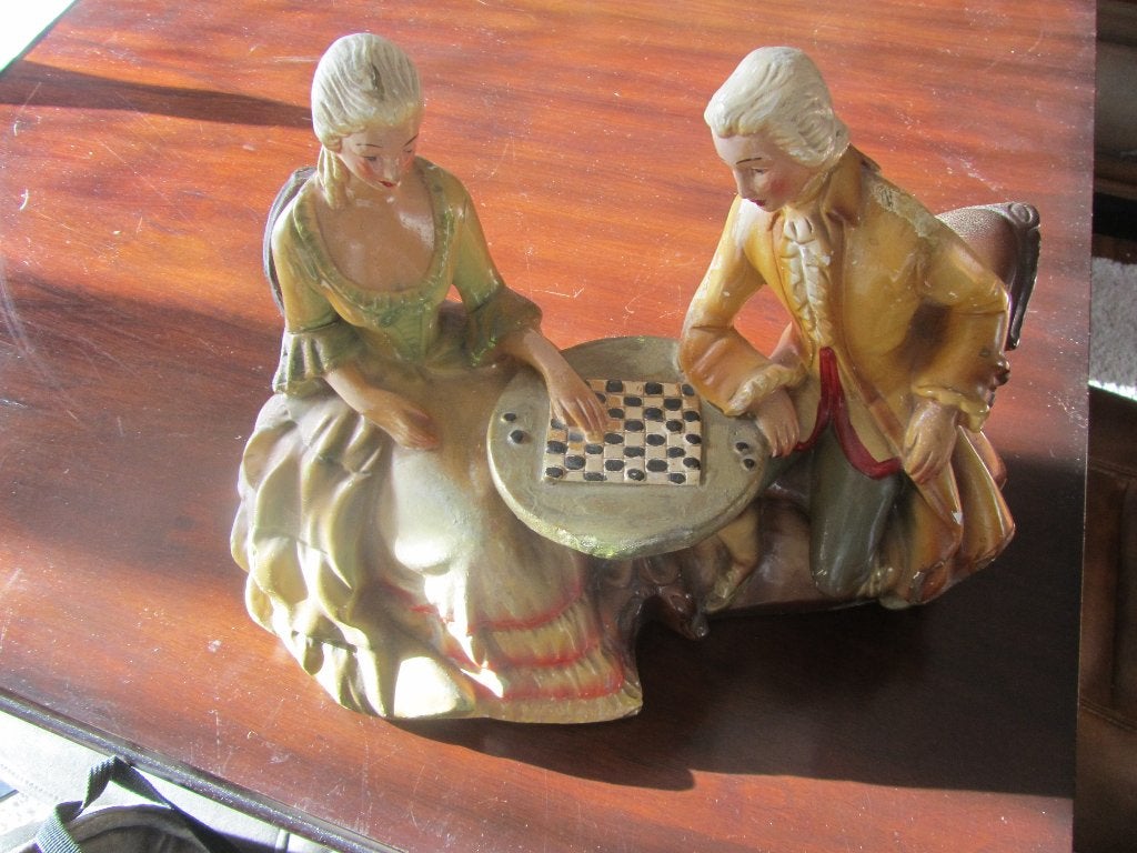 beeldje damspel, Ophalen