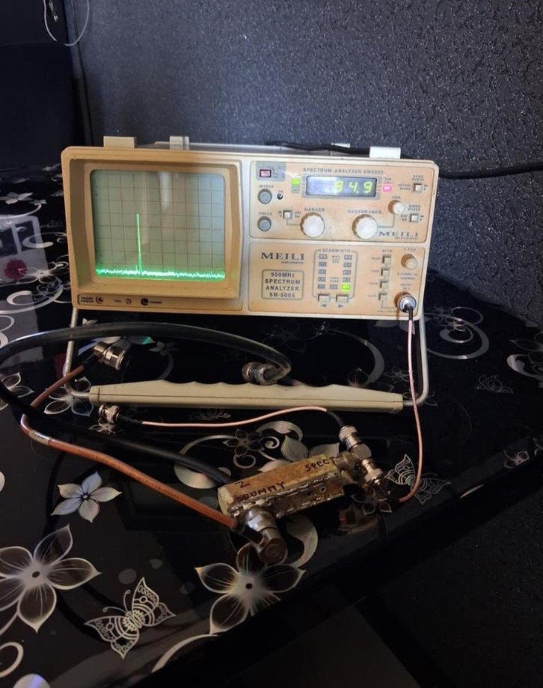Spectrum analyzer meili SM5005 500mhz, Ophalen