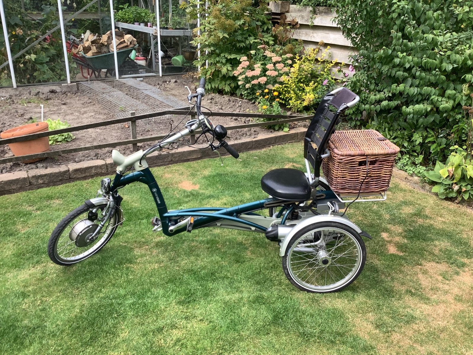 Van Raam Easy Rider driewieler met elektrische ondersteuning, Fietsen en Brommers, Fietsen | Driewielfietsen, Ophalen, Gebruikt