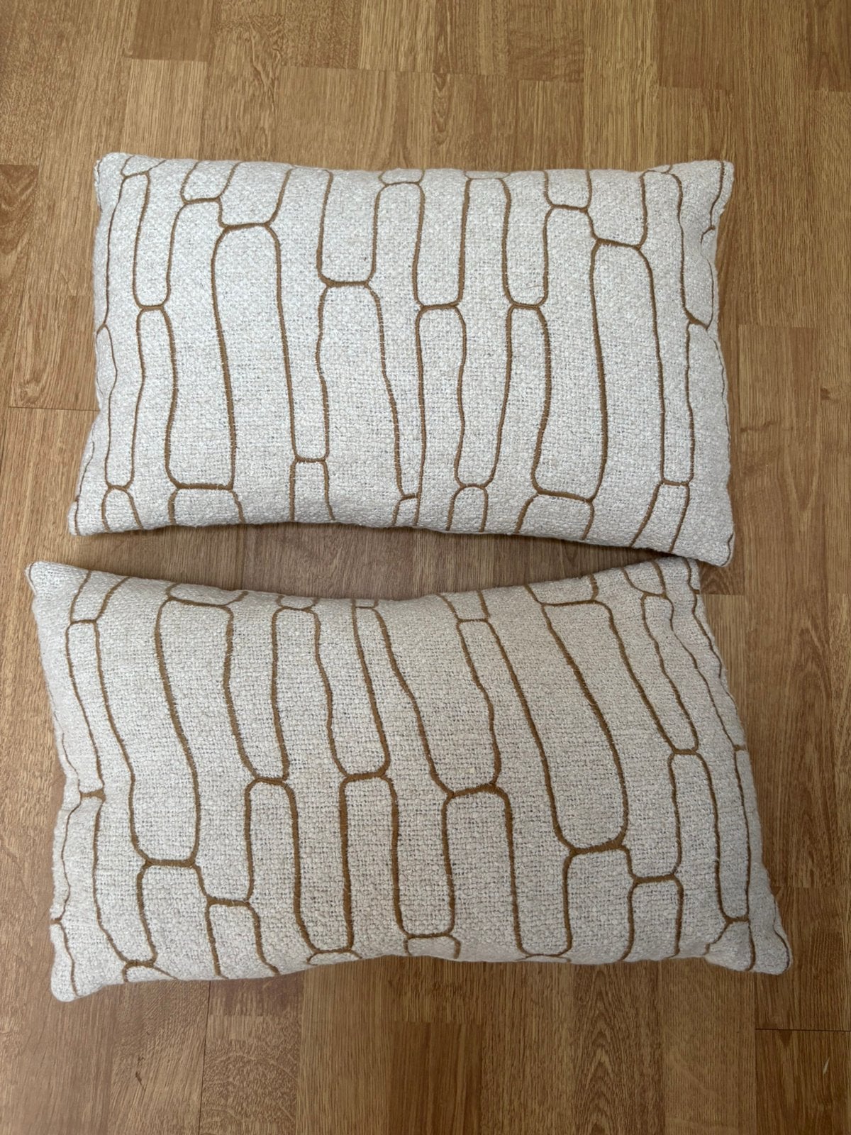Beige naturel kussens japandi stijl, Huis en Inrichting, Ophalen, Zo goed als nieuw, Beige, Vierkant