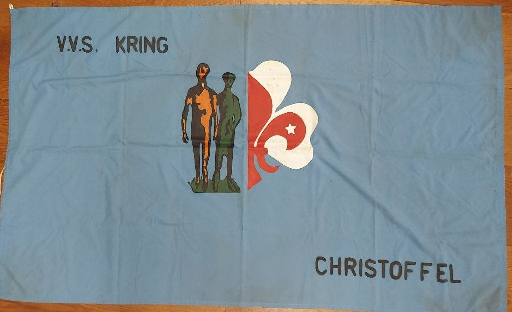 scouting vlag VVS Kring St. Christoffel, Nijmegen, Ophalen of Verzenden, Gebruikt, Overige typen