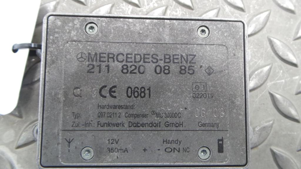 MERCEDES E CLASS 200 CDI AVANTGARDE VERSTERKER UNIT AUDIO 20, Ophalen of Verzenden, Gebruikt, Stiba lid