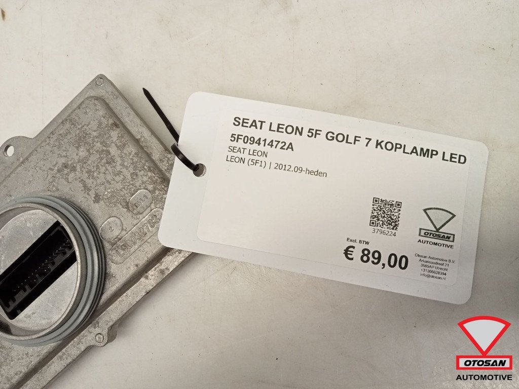 Seat Leon 5F Golf 7 Koplamp LED Module 5F0941472A, Gebruikt, Autovia A-2, Km 585 585
08760  Martorell, ES, Ophalen of Verzenden