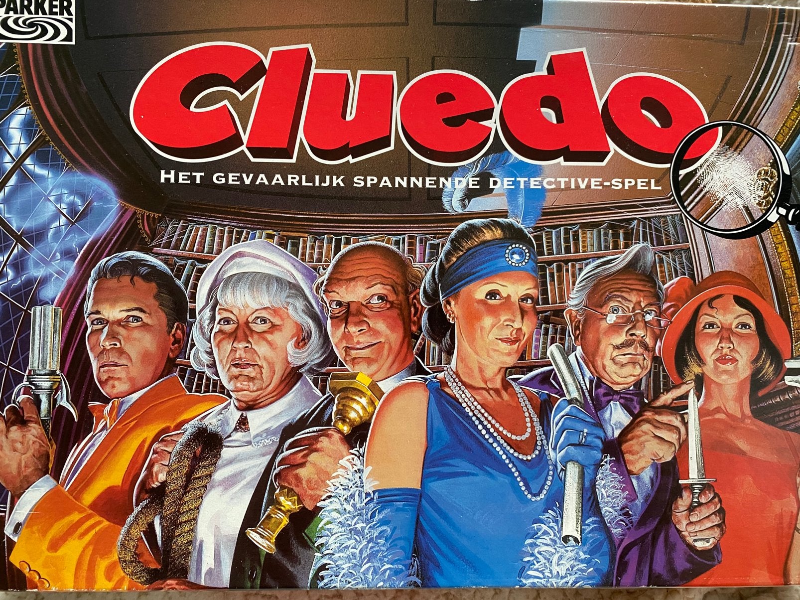 Cluedo detective spel., Ophalen of Verzenden, Zo goed als nieuw