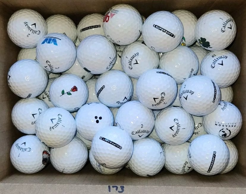 100 Callaway Supersoft golfballen goede kwaliteit, Sport en Fitness, Ophalen of Verzenden, Zo goed als nieuw, Bal(len), Callaway