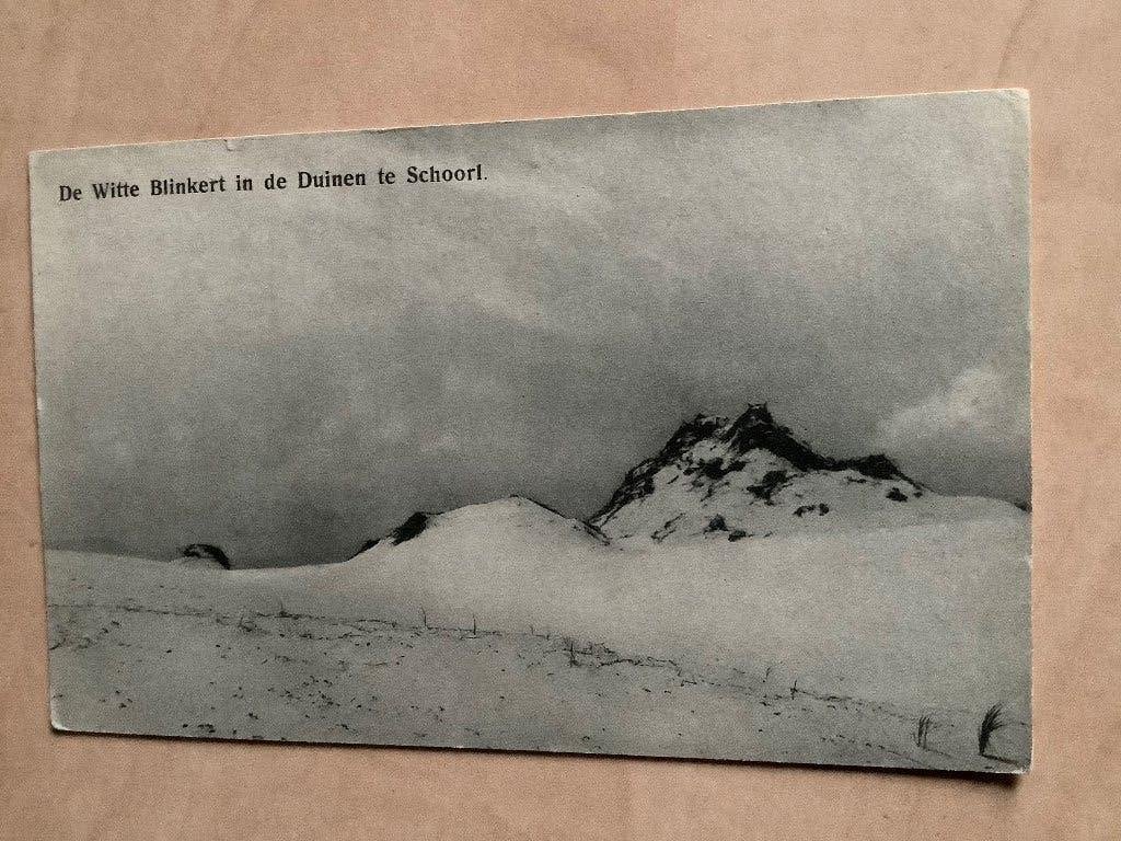 Schoorl 1932 Blinkert met stempel Kpension Dennenlust, Ophalen of Verzenden, 1920 tot 1940, Gelopen, Noord-Holland