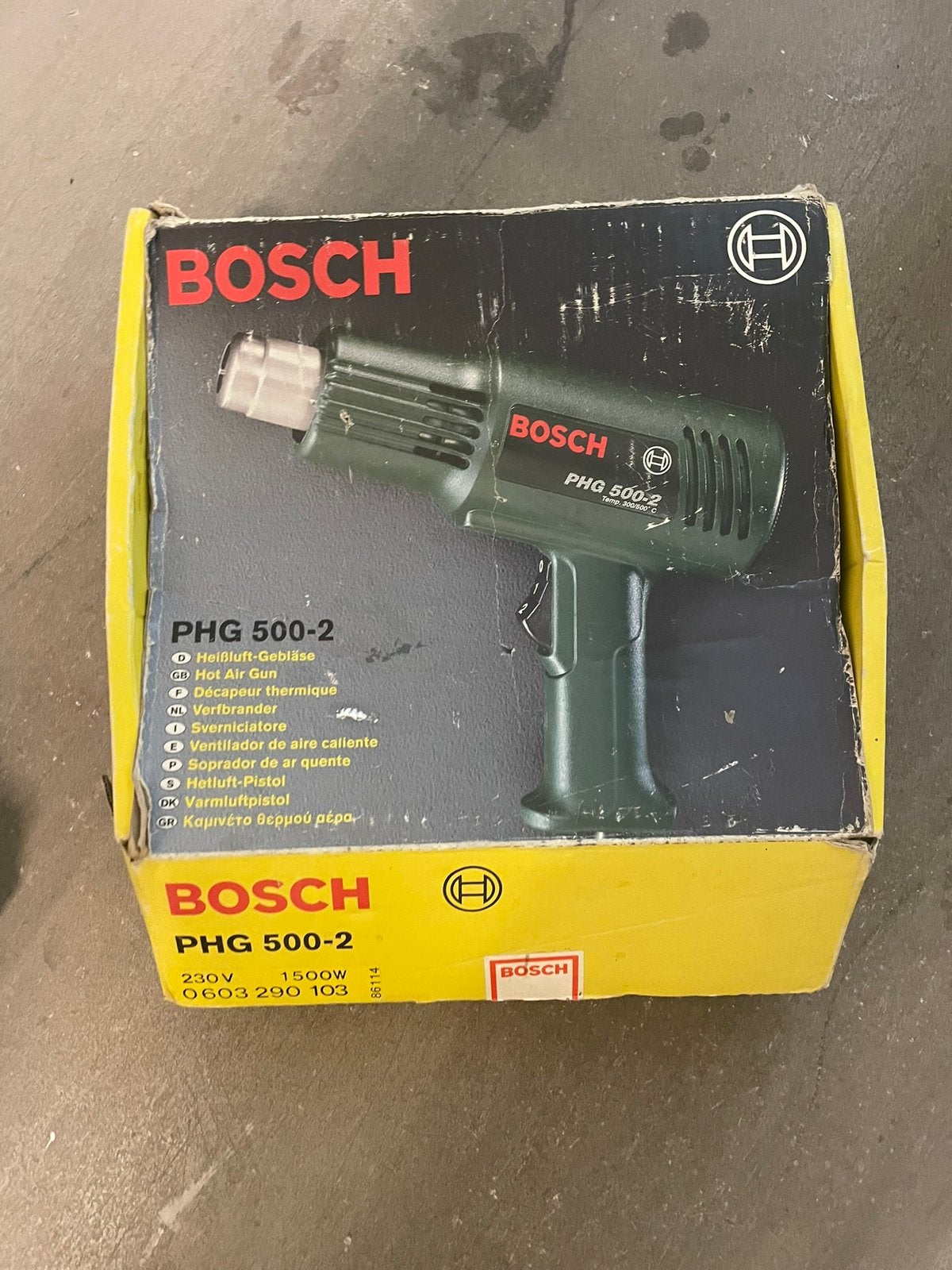 Bosch verfbrander, Verzenden, Gebruikt